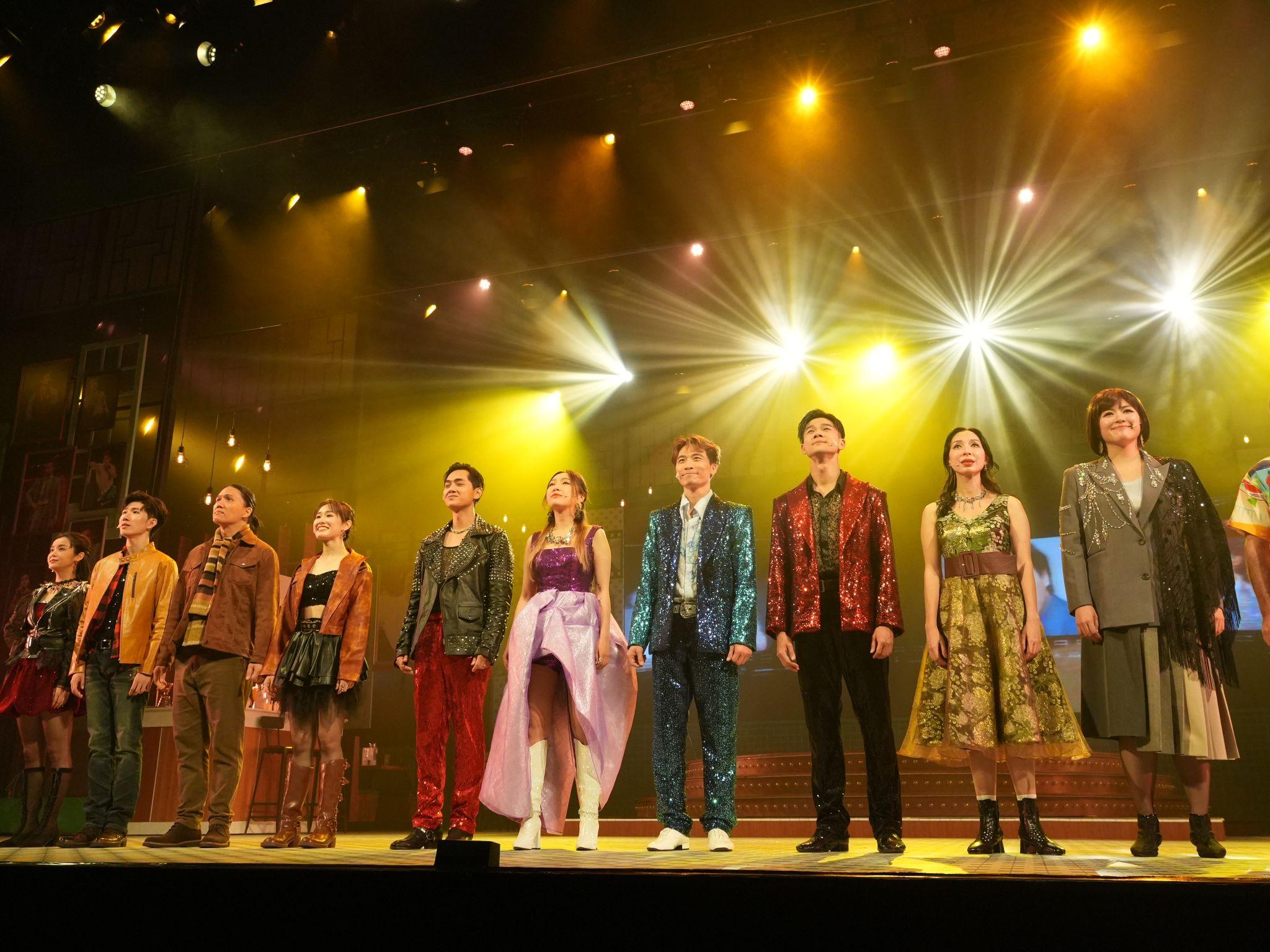 音樂劇 《為你鍾情》台下觀眾反應熱烈。