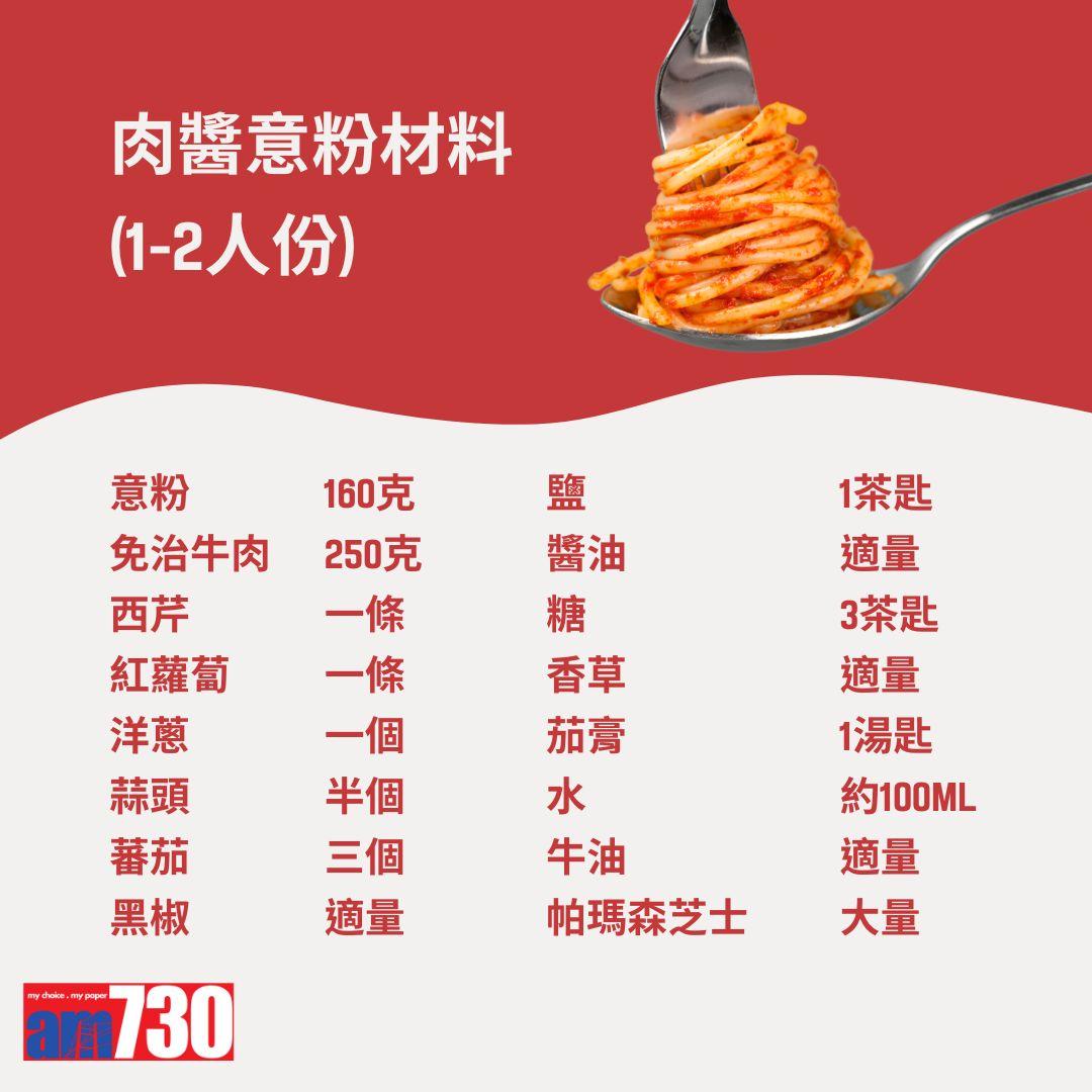 肉醬意粉食譜 十個步驟還原港式茶餐廳味道