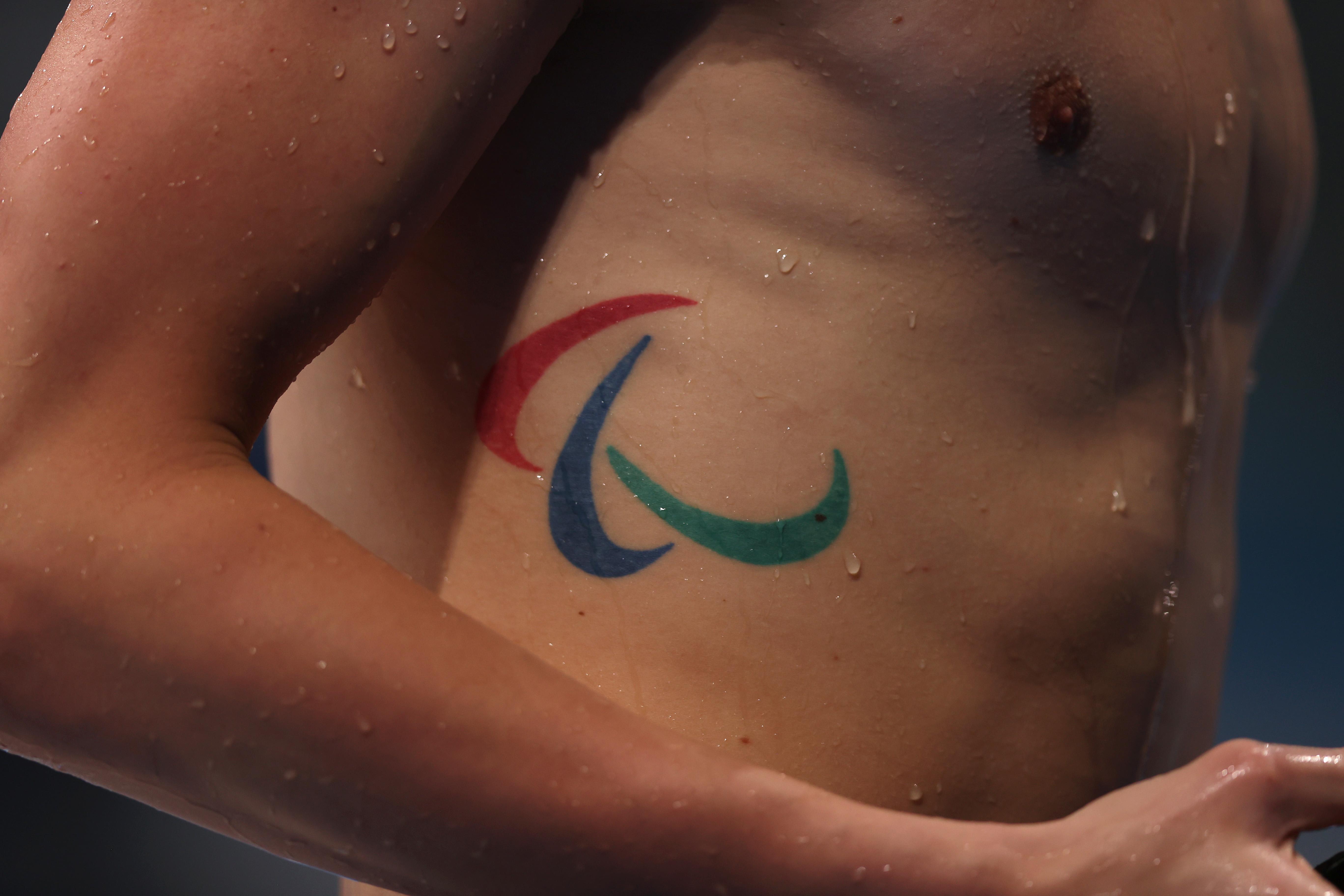 這個殘奧Logo紋身就冇問題