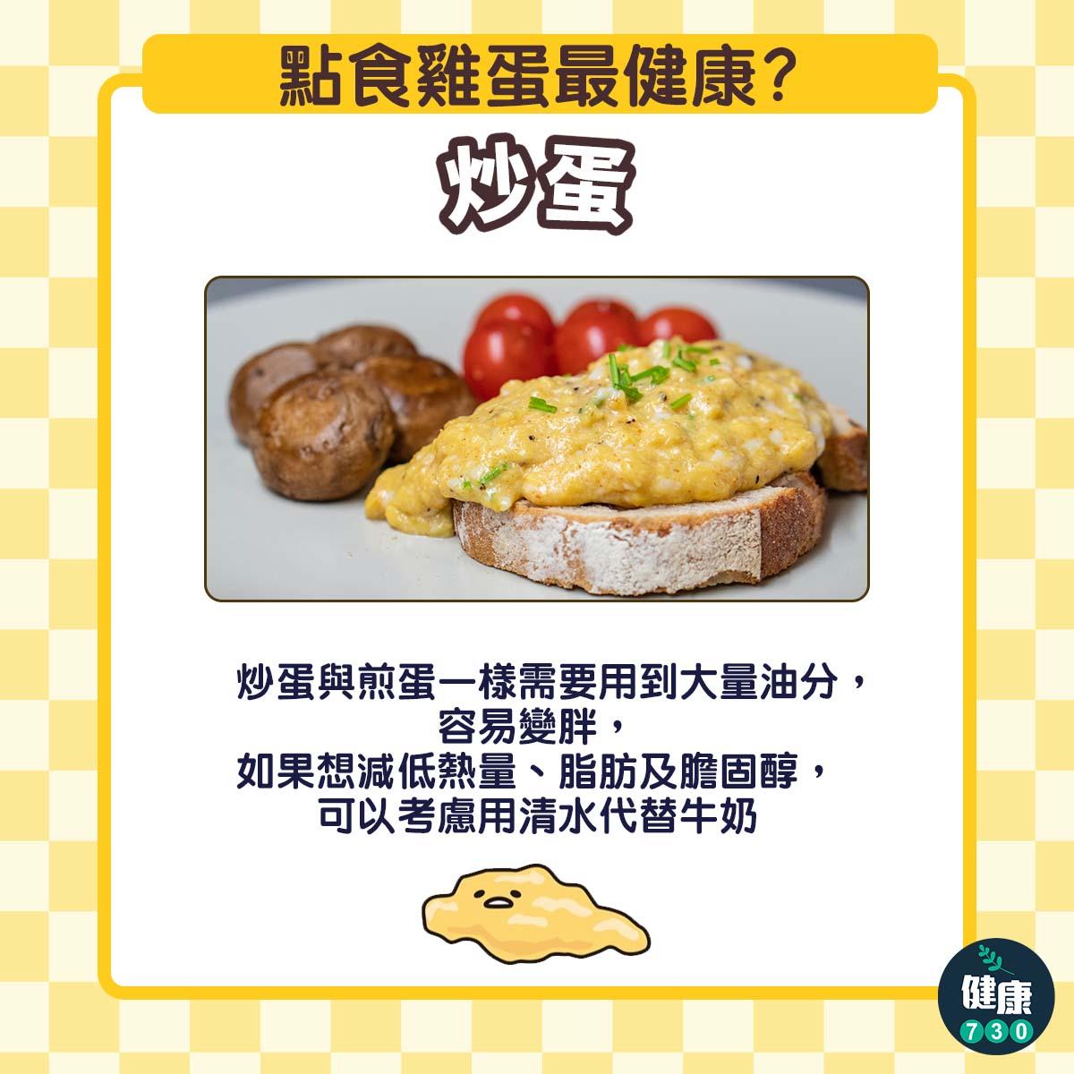點食雞蛋最健康?炒蛋(am730製圖)