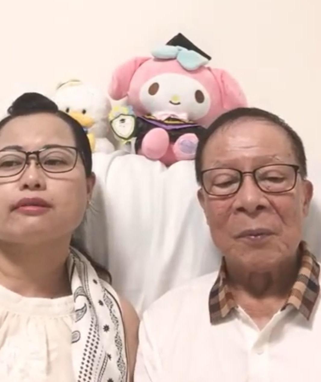 何伯與何太早前一度傳出感情決裂。