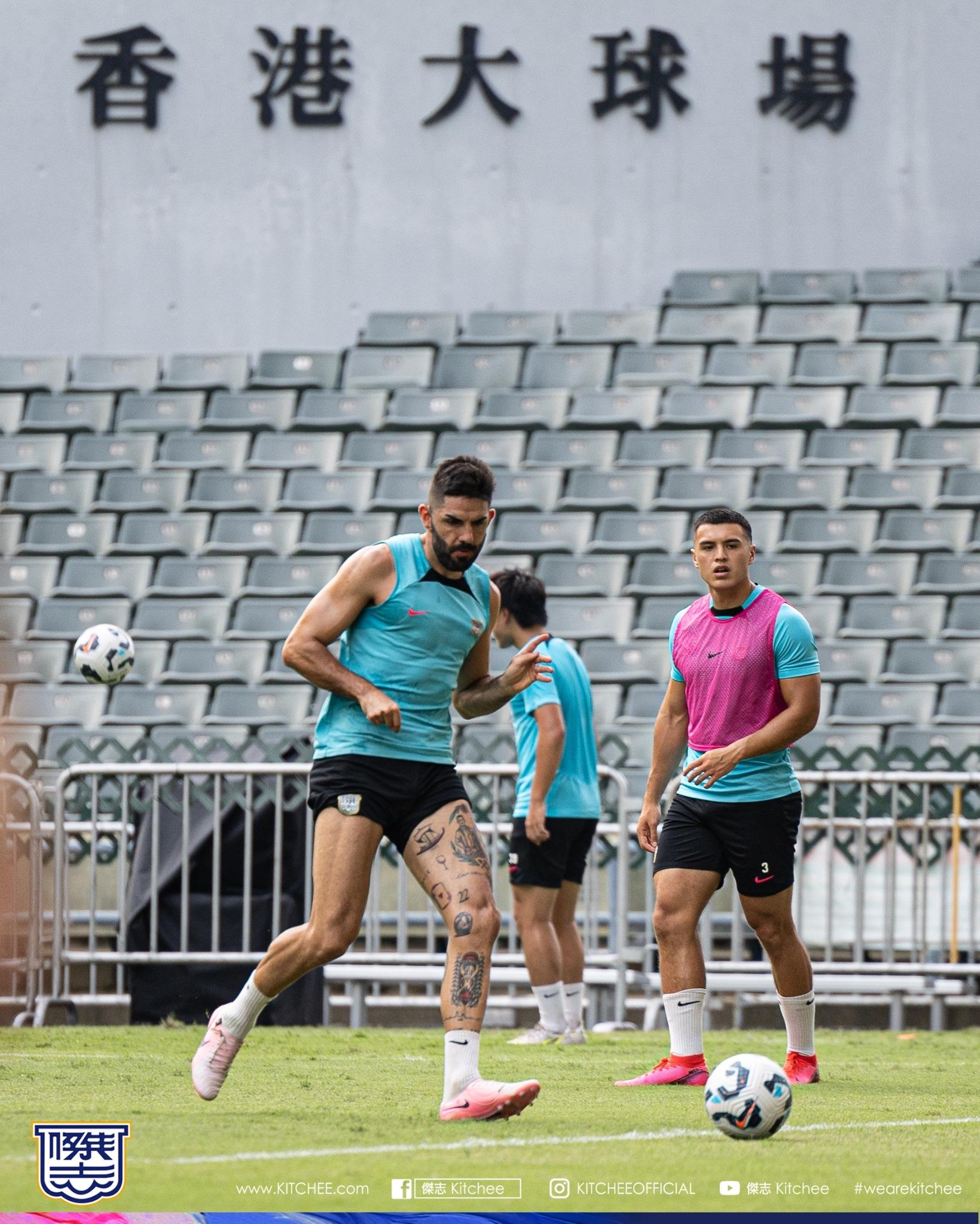 傑志對馬體會友賽基沙文缺陣(傑志facebook圖片)