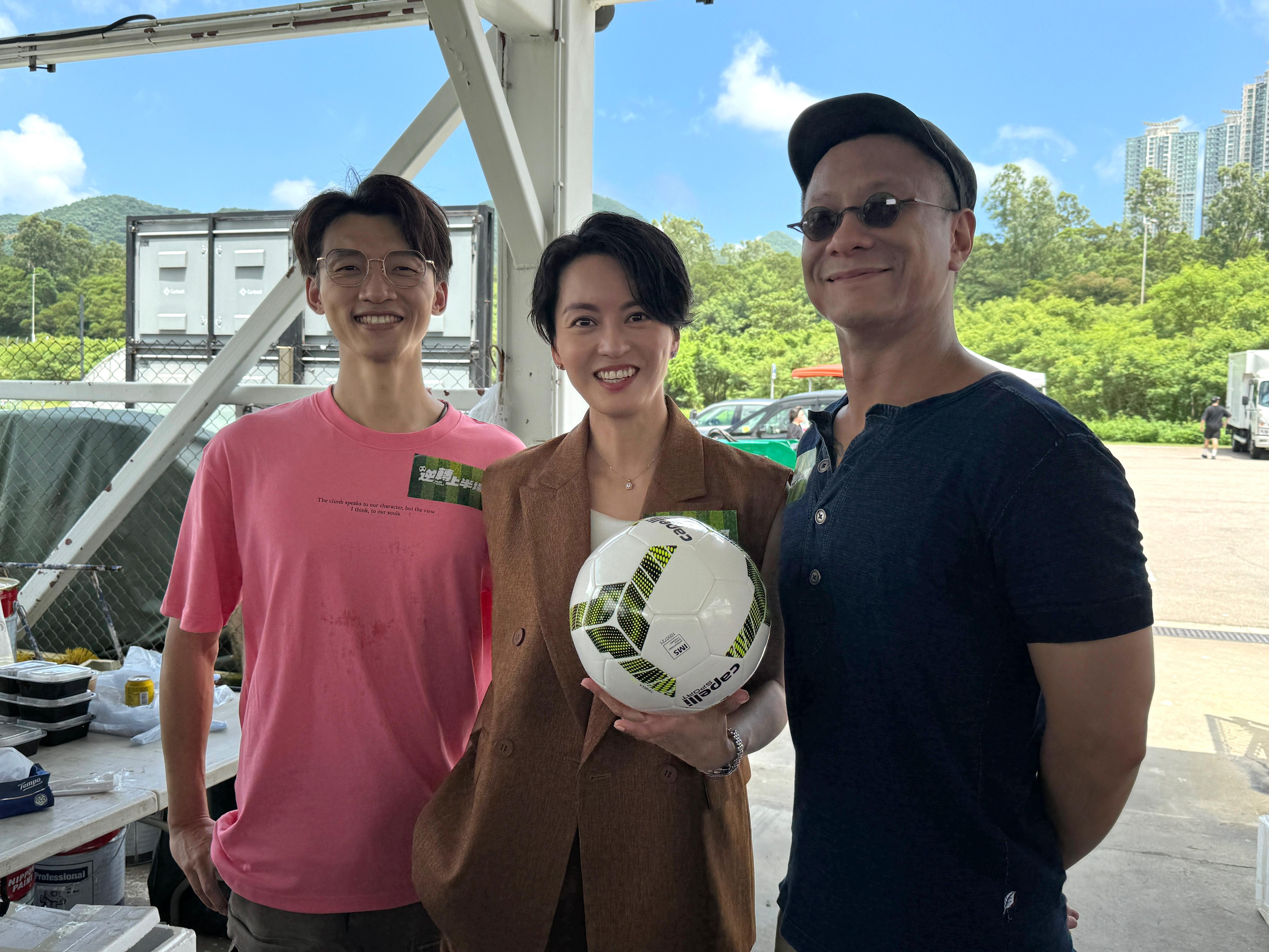 陳湛文今次繹演傷殘人士教練。