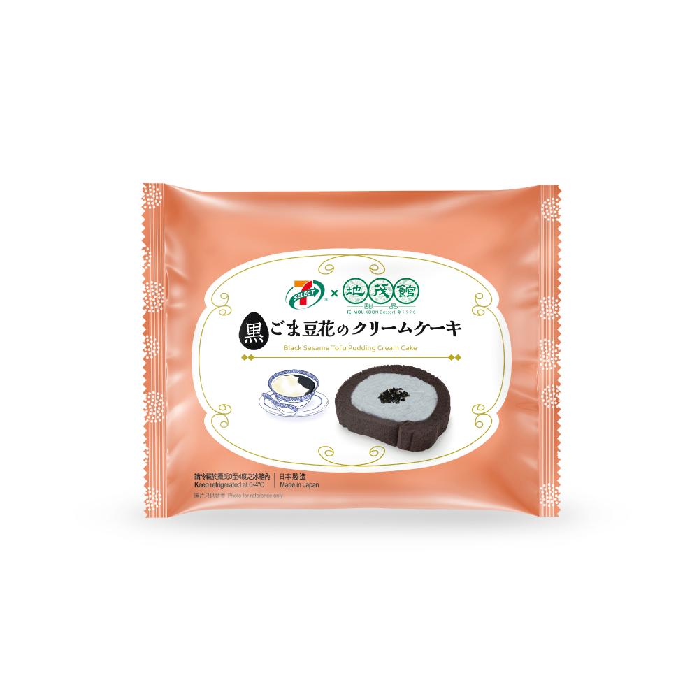 7-SELECT x 地茂館黑芝麻豆腐花忌廉蛋糕($16/件)