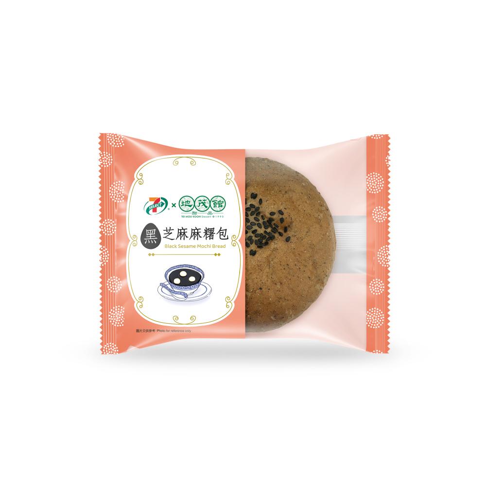 7-SELECT x 地茂館黑芝麻麻糬包($12/件)