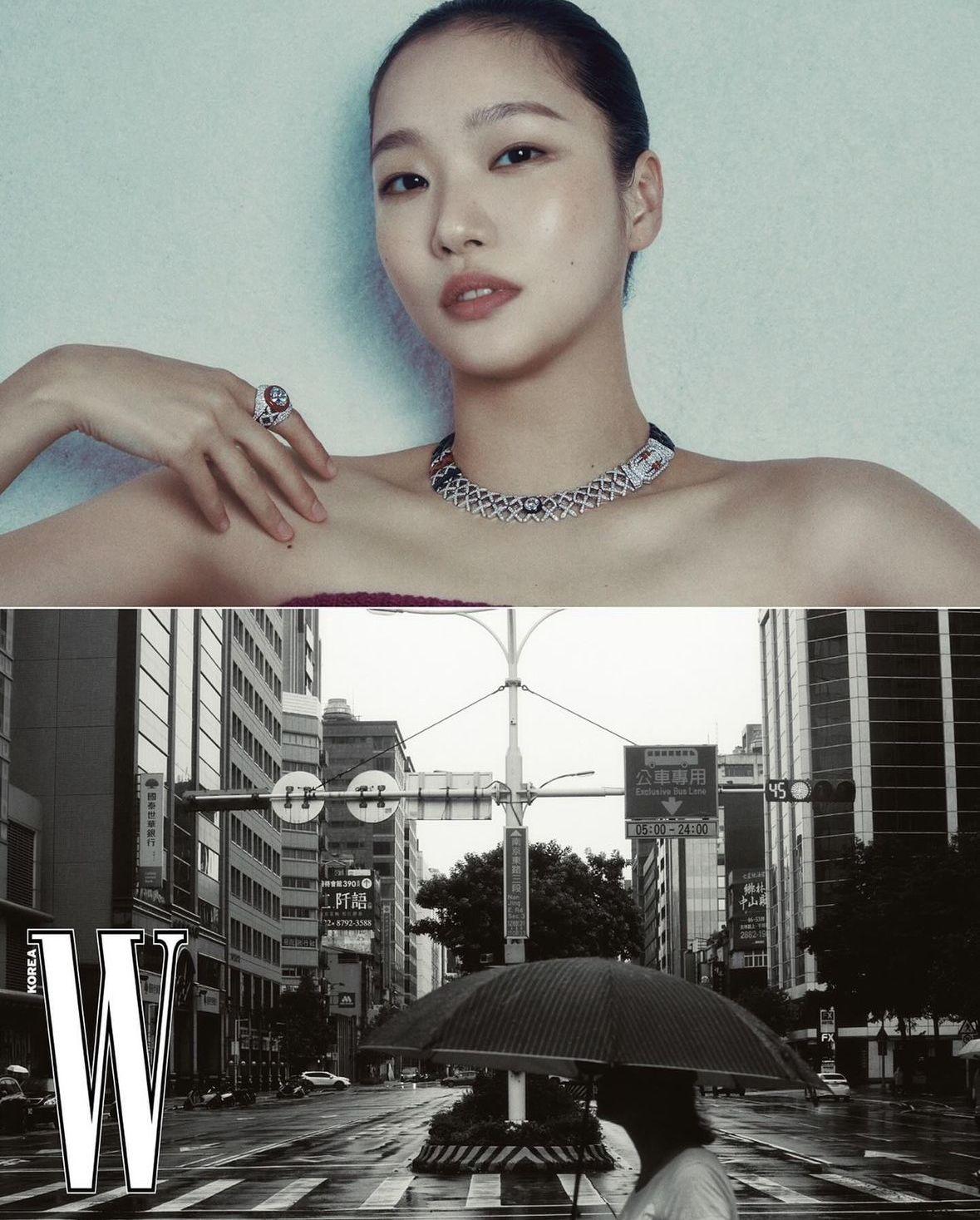 金高銀與韓版《W》合作拍下多張美照。