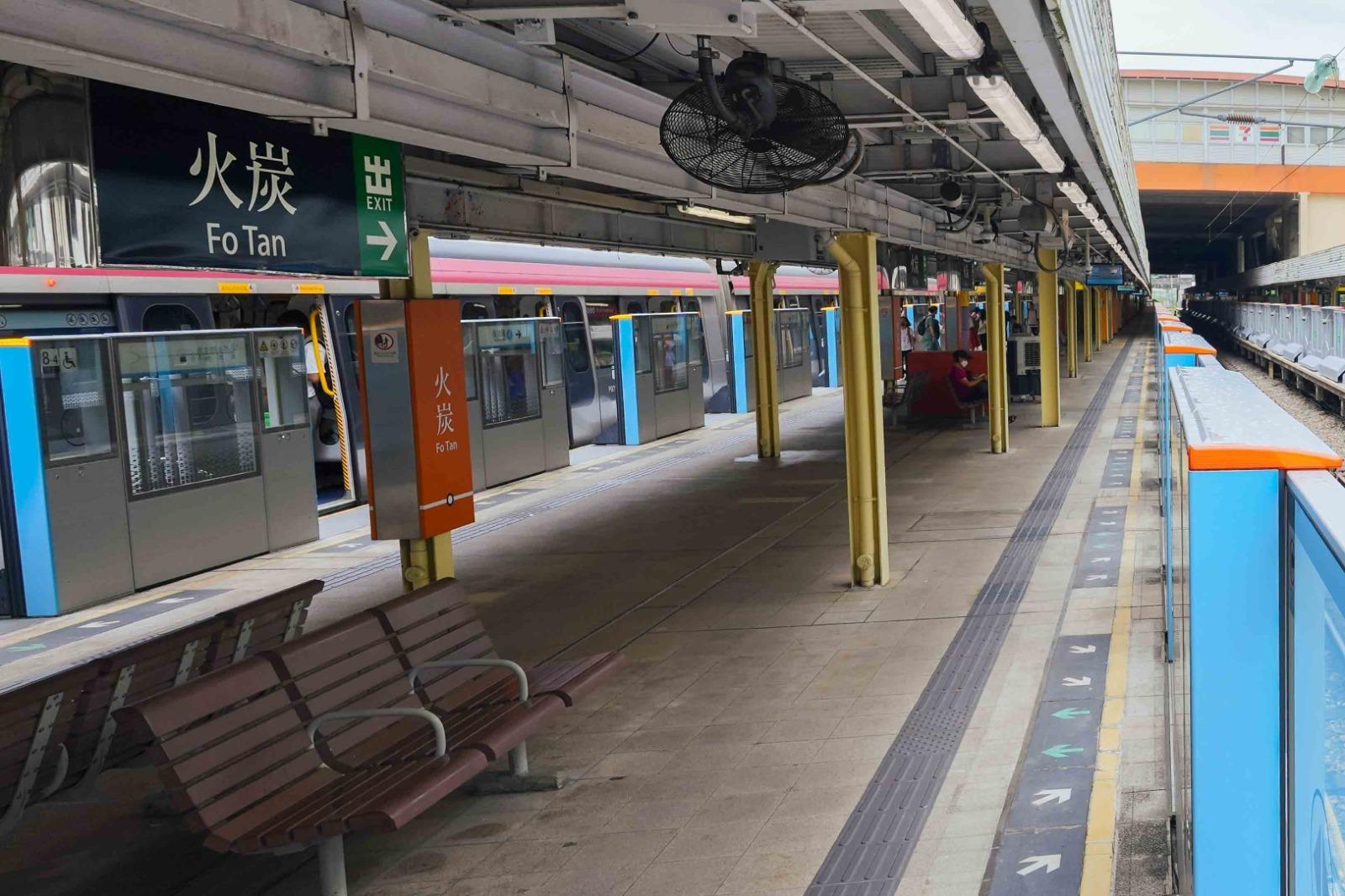 港鐵火炭站完成自動月台閘門安裝工程 並投入服務