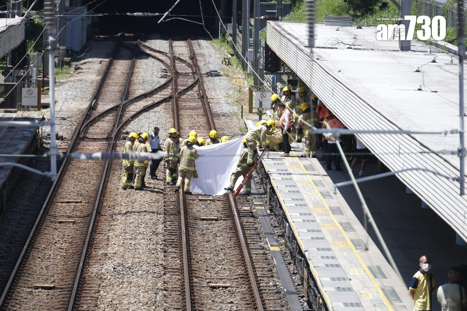 一名男子周日闖入港鐵東鐵綫九龍塘站路軌,被列車輾過當場不治,據悉死者是城市大學建築與土木工程系教授。(資料圖片/林俊源攝)
