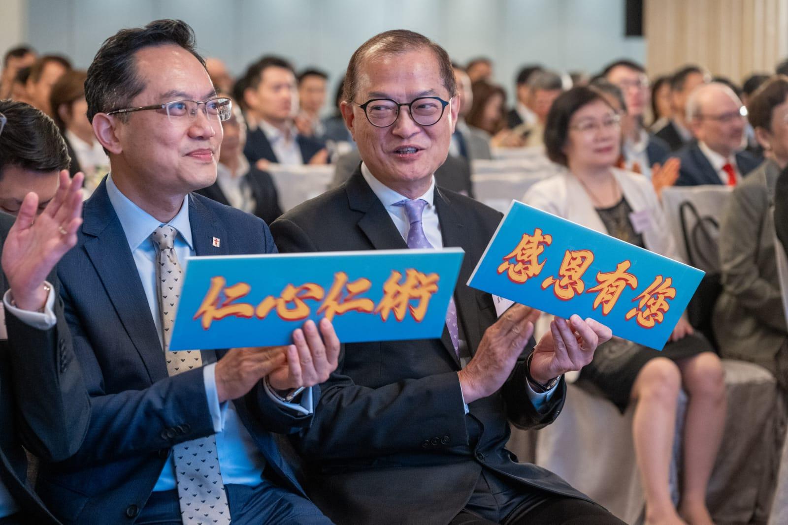 中國醫師節首度在港舉行慶祝大會。(陳奕釗攝)