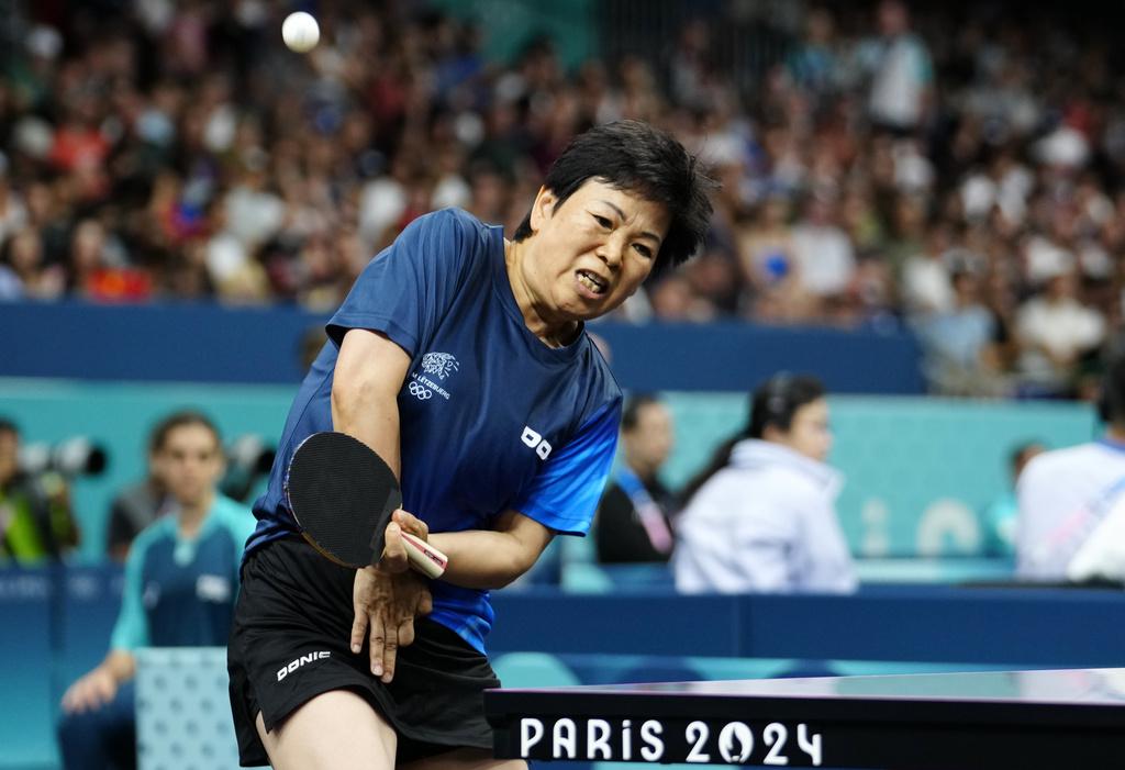 倪夏蓮光榮出局(美聯社)