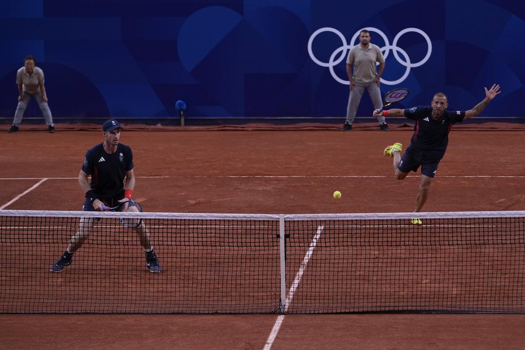 梅利於奧運男雙八強出局,為自己職業生涯劃上句號。(美聯社)
