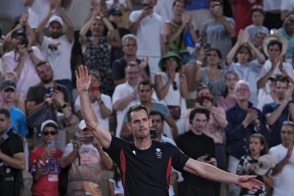 梅利於奧運男雙八強出局,為自己職業生涯劃上句號。(美聯社)