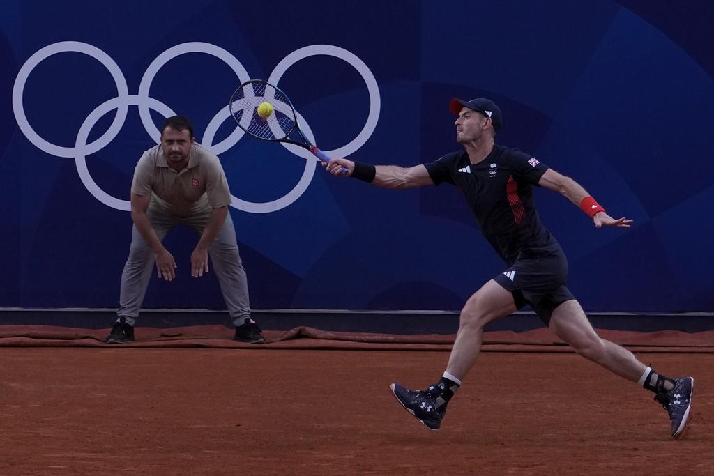 梅利於奧運男雙八強出局,為自己職業生涯劃上句號。(美聯社)