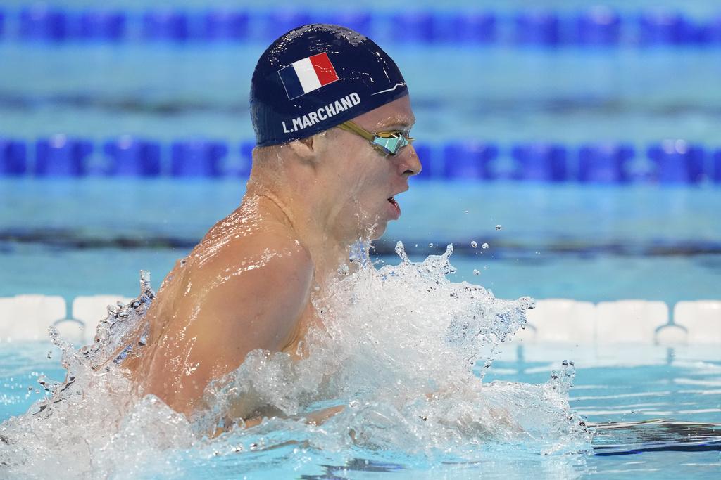 馬桑在男子200米個人四式中奪冠,今屆奧運已橫掃四面金牌。(美聯社)