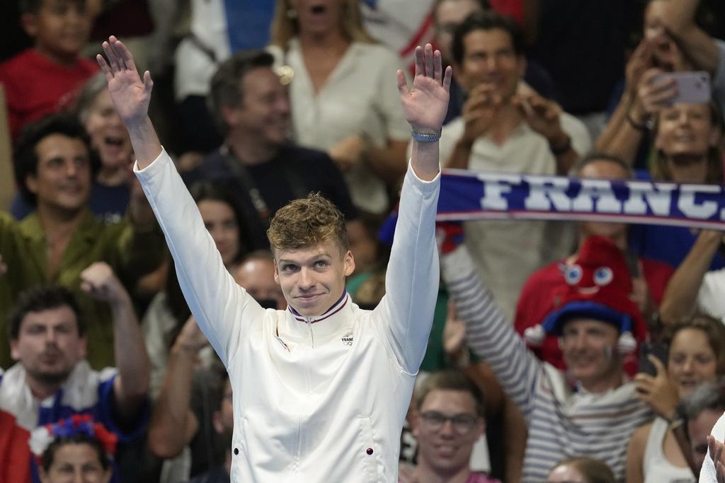 馬桑在男子200米個人四式中奪冠,今屆奧運已橫掃四面金牌。(美聯社)