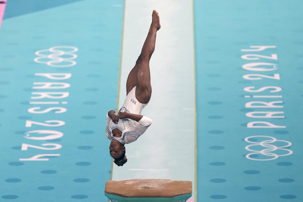 獲得銀牌、巴西的安達迪表現同樣出色。(美聯社)