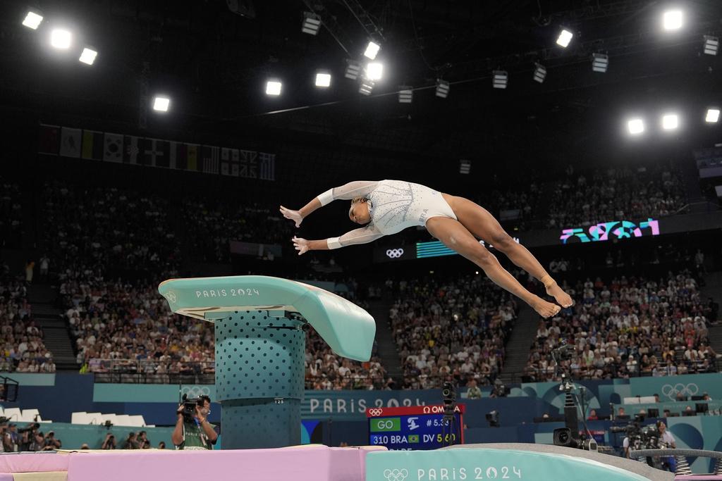 獲得銀牌、巴西的安達迪表現同樣出色。(美聯社)