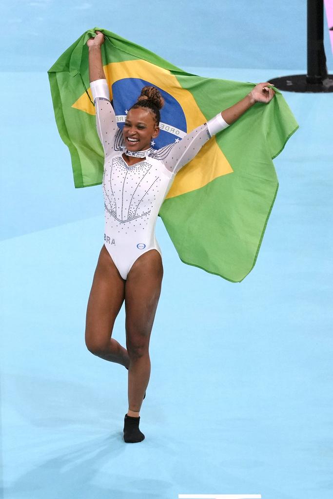 獲得銀牌、巴西的安達迪表現同樣出色。(美聯社)