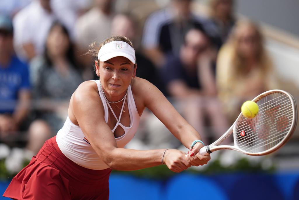 鄭欽文奪得女單金牌。(美聯社)