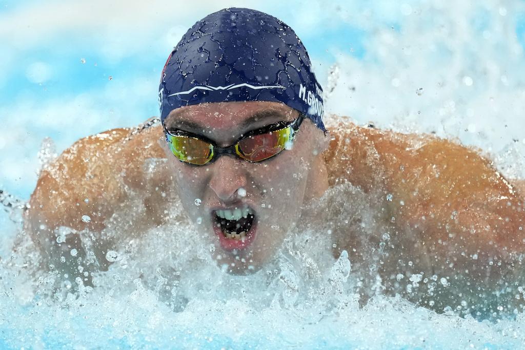 男子蝶式100米則由匈牙利泳手Matthew Milak奪冠。(美聯社)