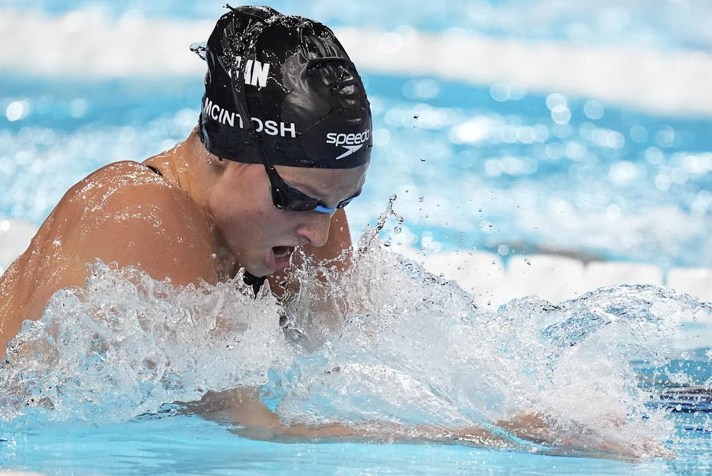 年僅17歲的加拿大泳手Summer在今屆奧運橫掃三金一銀。(美聯社)