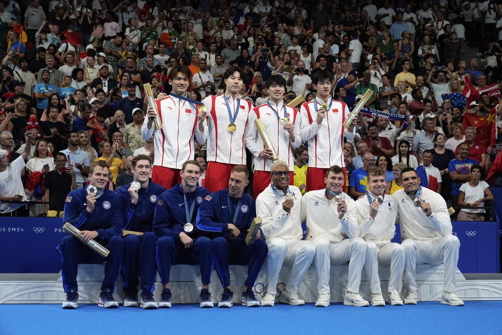 美國領先獎牌榜。(美聯社)