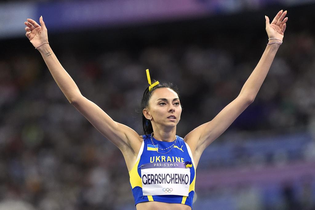 烏克蘭的馬胡姬婭奪金。(美聯社)