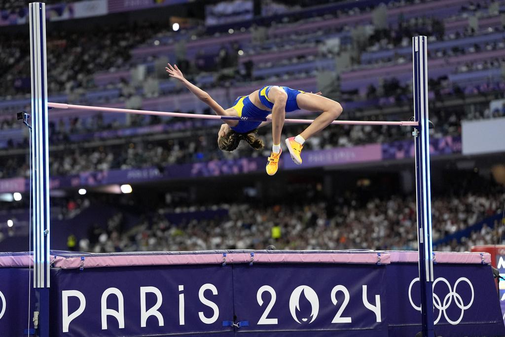 烏克蘭的馬胡姬婭奪金。(美聯社)