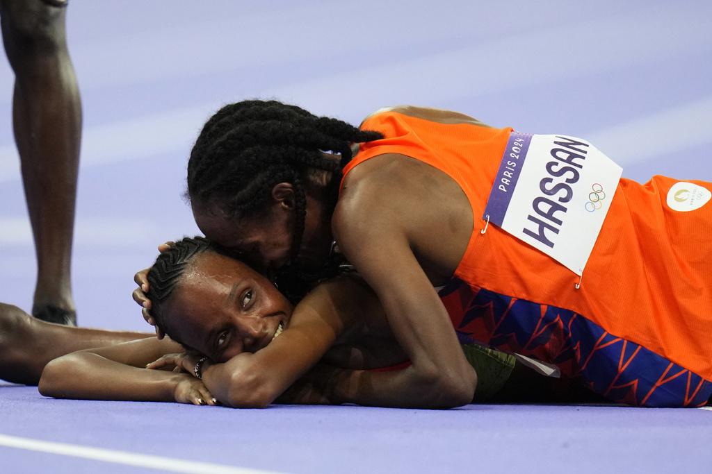 奧運田徑賽事繼續進行。(美聯社)