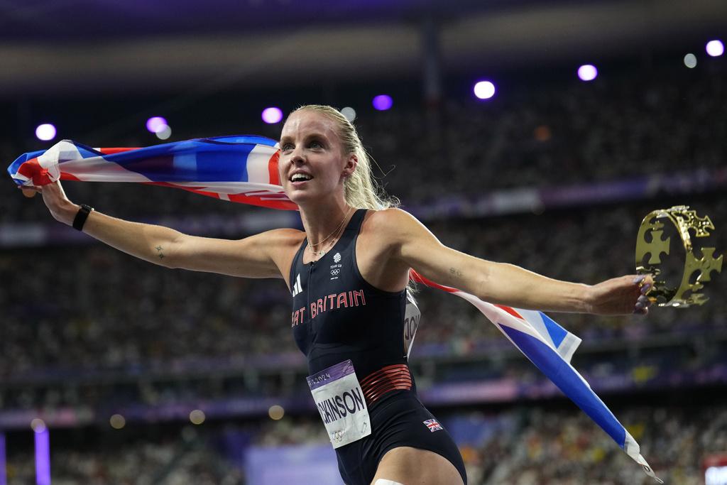 奧運田徑賽事繼續進行。(美聯社)