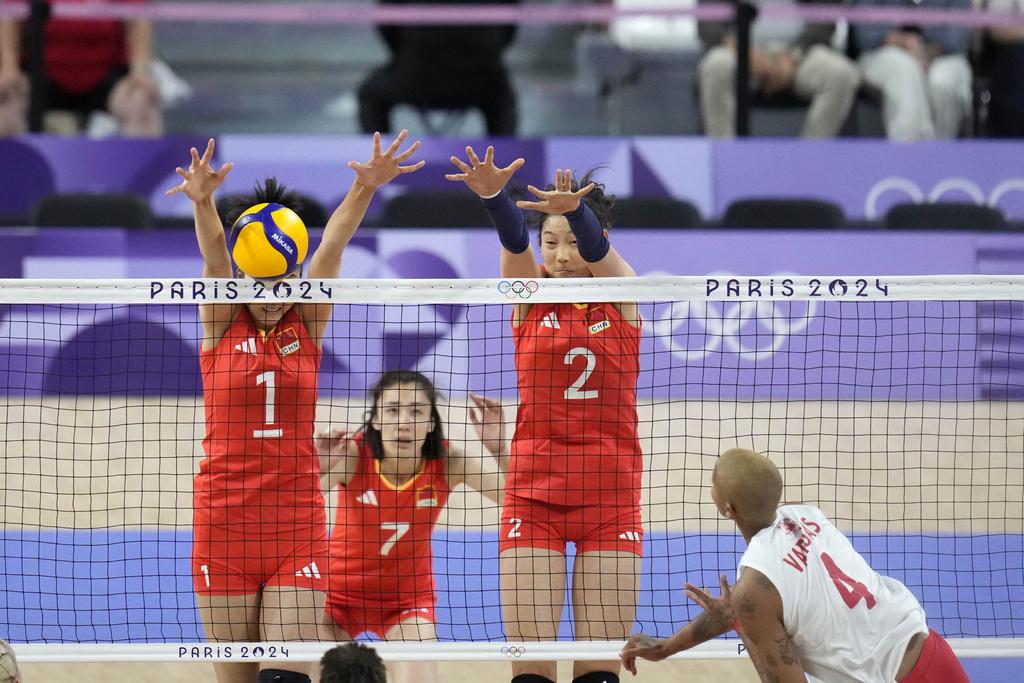 中國女排苦戰5局不敵土耳其,八強止步。(美聯社)