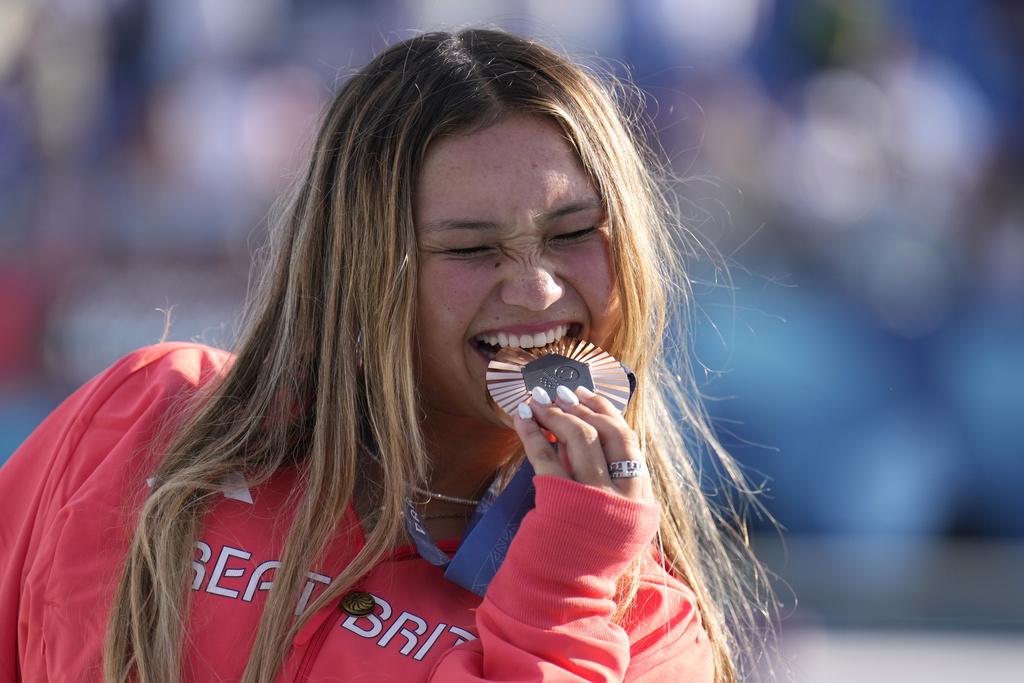 施佳布朗再次奪得銅牌。(美聯社)