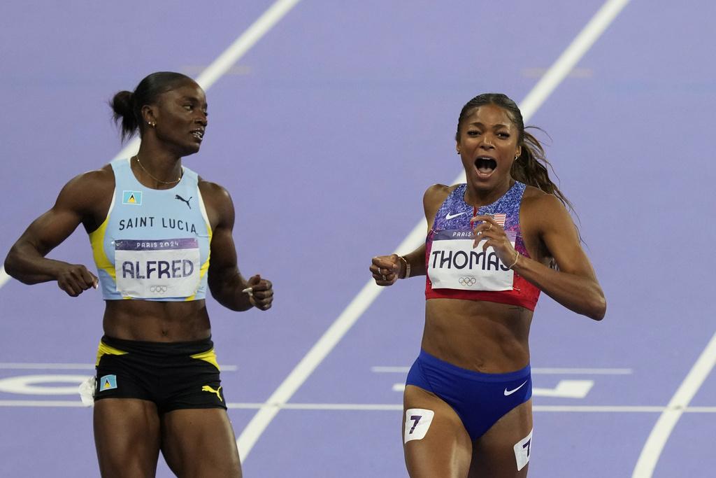 奧運田徑決出多面獎牌。(美聯社)