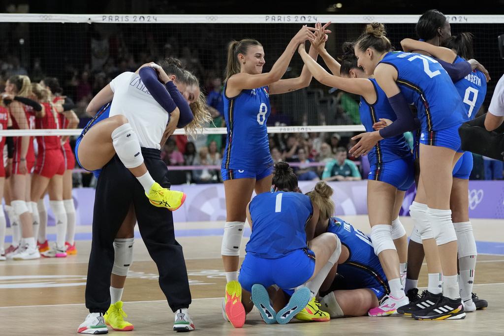 意大利順利晉級四強,將會對戰土耳其。(美聯社)