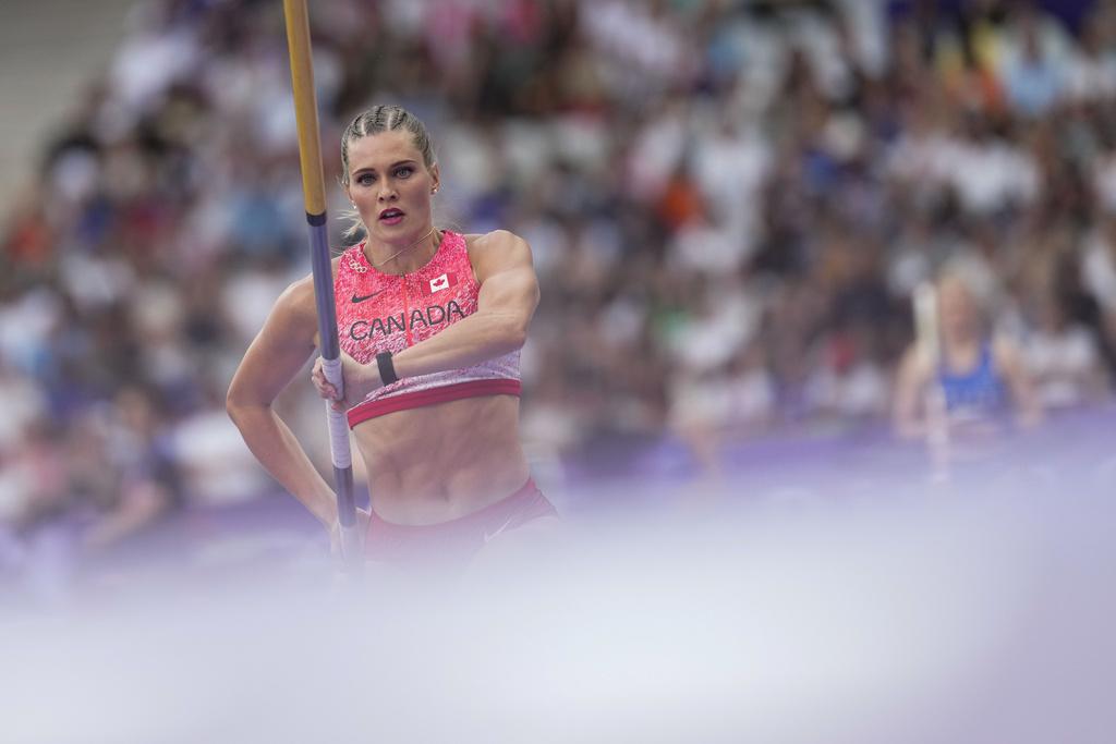 巴黎奧運|兼職OnlyFans的加拿大選手艾莉莎紐曼(Alysha Newman)取得撐竿跳銅牌。(美聯社)