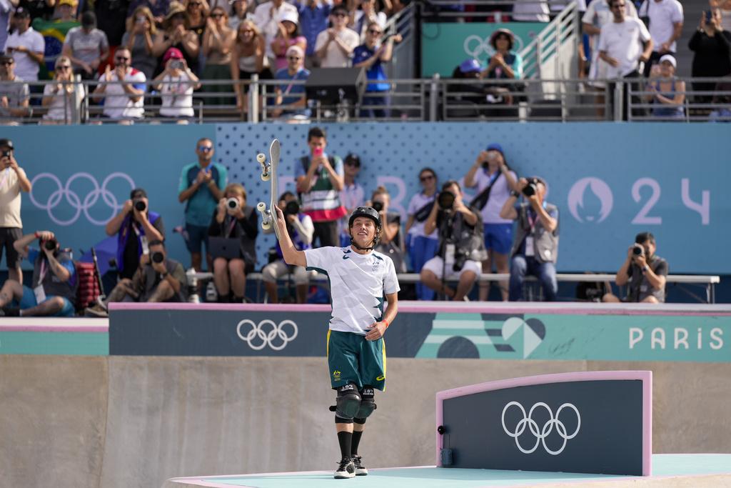 奇根彭馬於決賽造出93.11分,成功衛冕金牌。(美聯社)