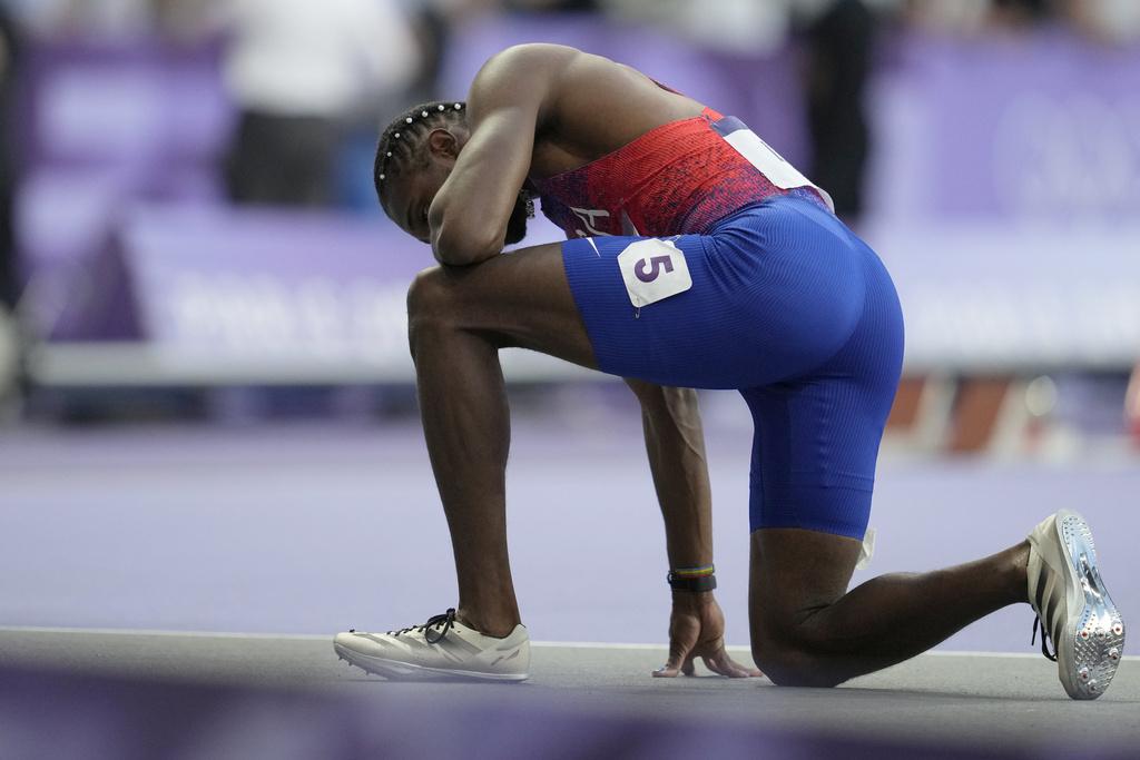 巴黎奧運田徑場上精彩不斷。(美聯社)