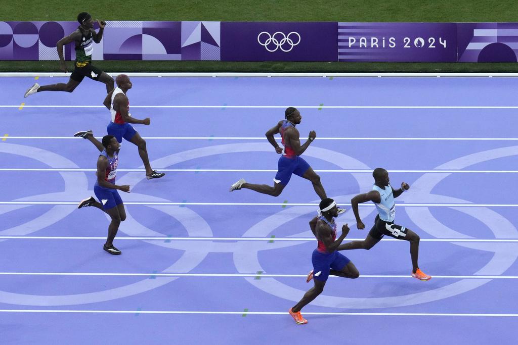 巴黎奧運田徑場上精彩不斷。(美聯社)