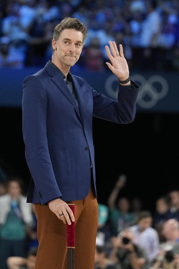 今場男子籃球四強座上星光熠熠,包括安東尼(Carmelo Anthony)、加素(Pau Gasol),以及著名美國饒舌歌手Travis Scott。(美聯社)