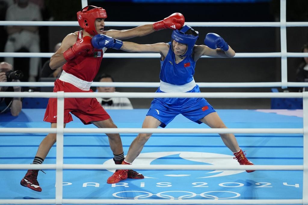 克莉芙在女子66公斤級決賽中,以壓倒性的5:0擊敗中國選手楊柳。(美聯社)