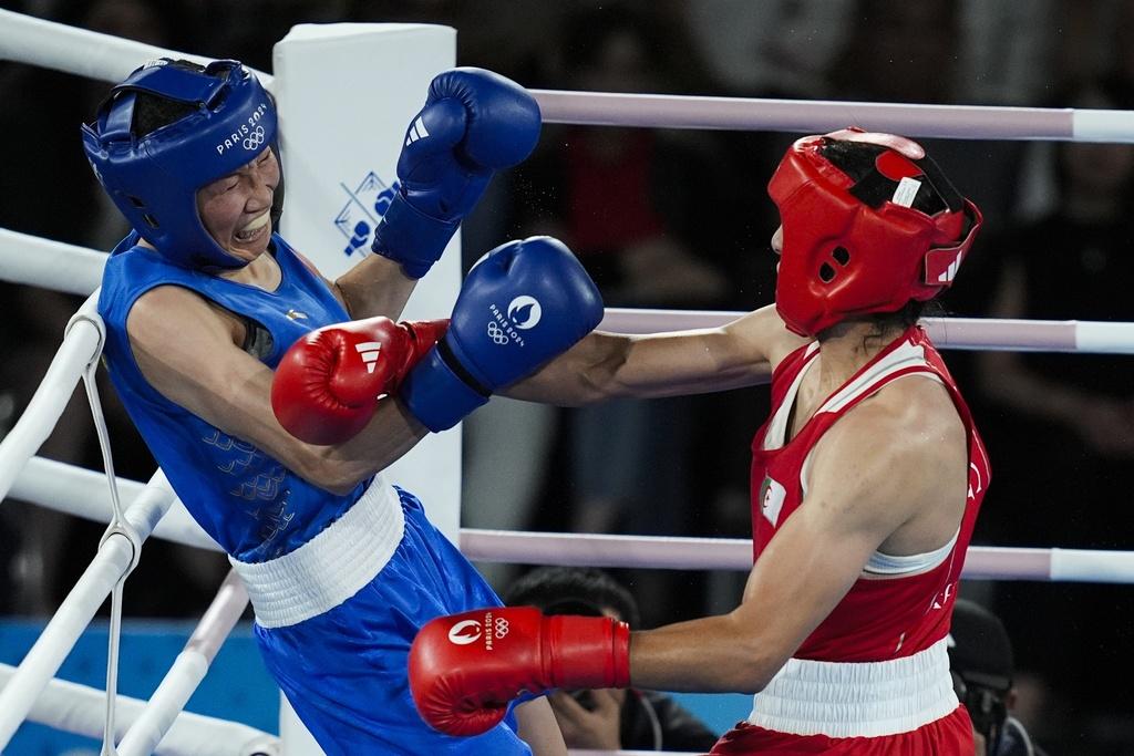 克莉芙在女子66公斤級決賽中,以壓倒性的5:0擊敗中國選手楊柳。(美聯社)