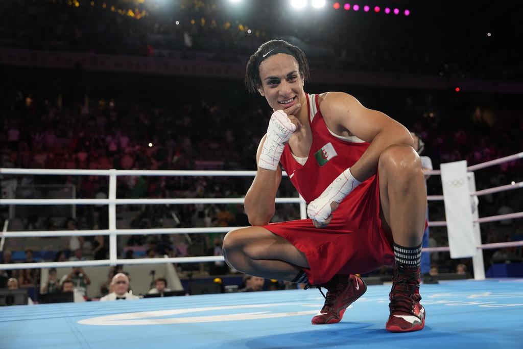 克莉芙在女子66公斤級決賽中,以壓倒性的5:0擊敗中國選手楊柳。(美聯社)