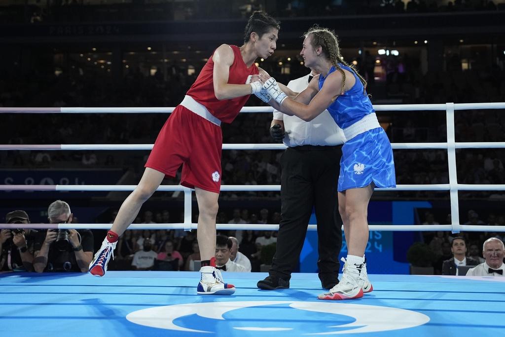 林郁婷贏得個人首面奧運金牌,和中華台北奧運史上第一面拳擊金牌。(美聯社)