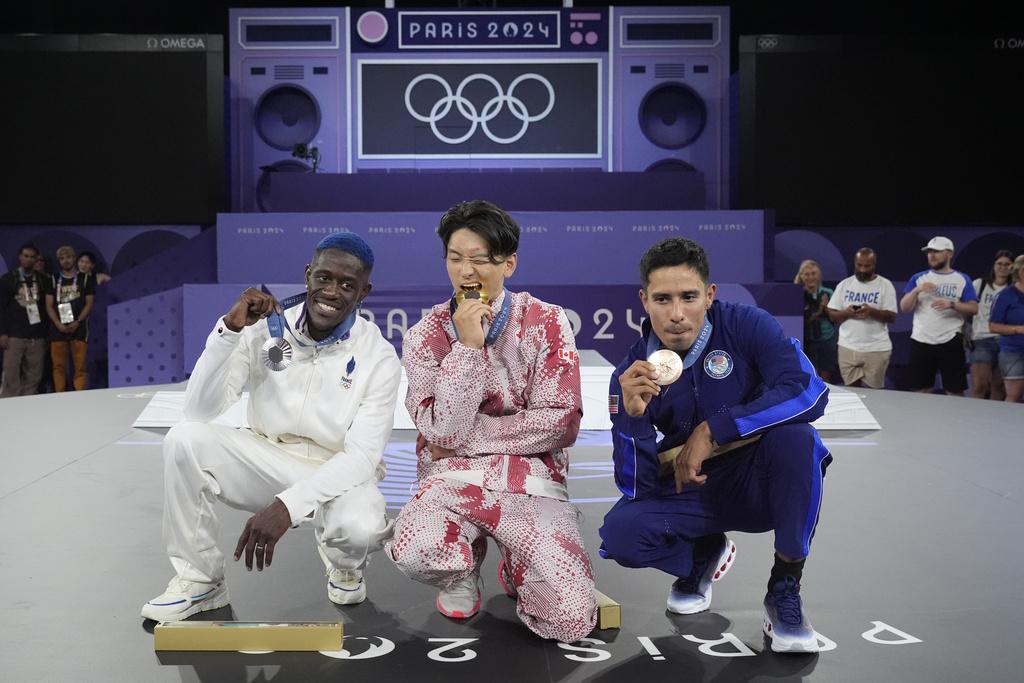 霹靂舞暫未被列入2028年洛杉磯奧運的比賽項目中,今屆奧運比賽可謂機會難逢。(美聯社)