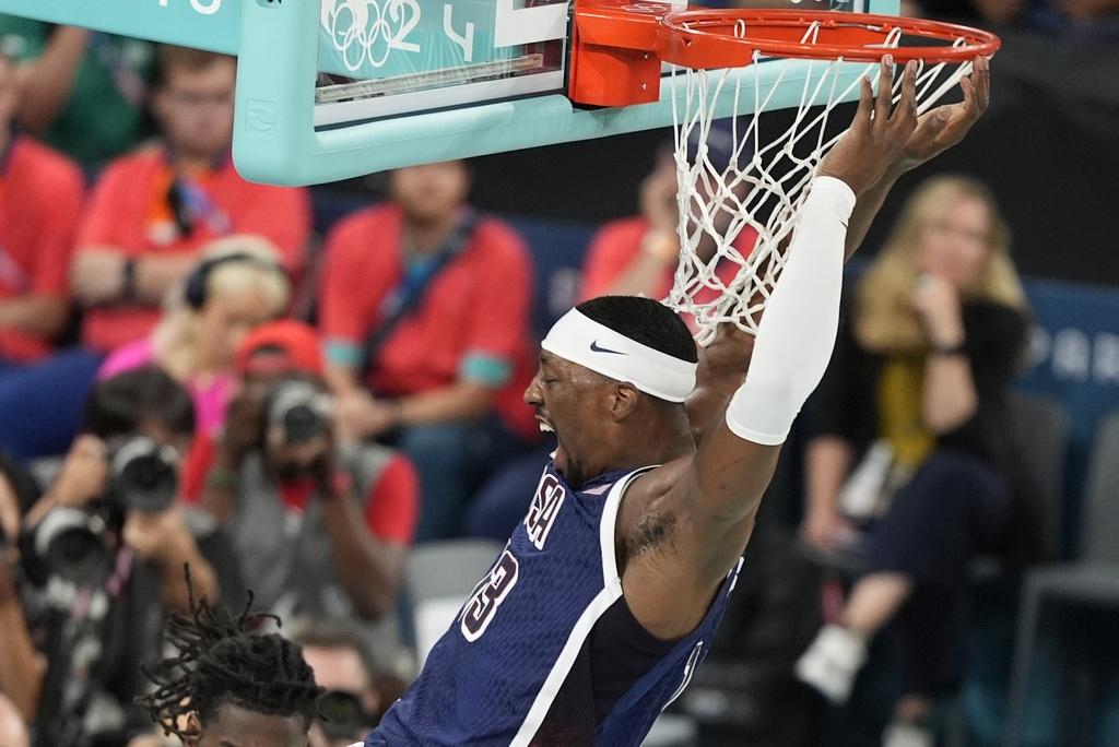 美國今場沒有出閘脫腳,半場順利領先。(美聯社)