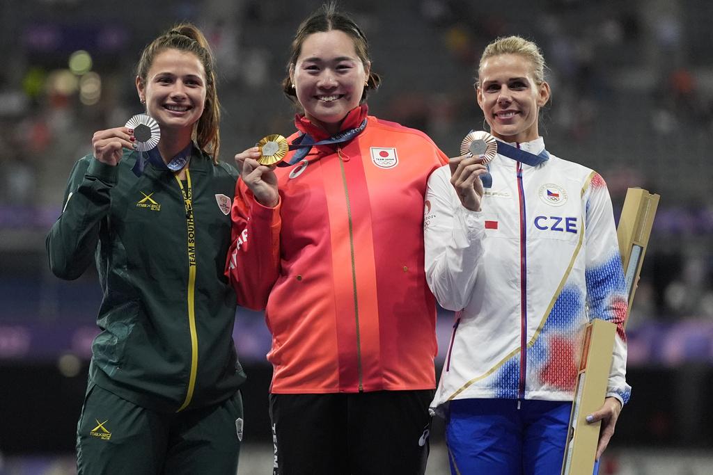 田徑場上多國選手創佳績。(美聯社)