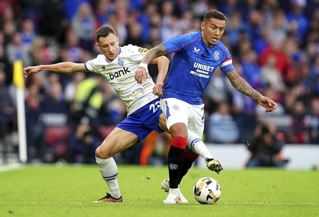 格拉斯哥流浪不敵基輔戴拿模在歐聯出局。(美聯社)