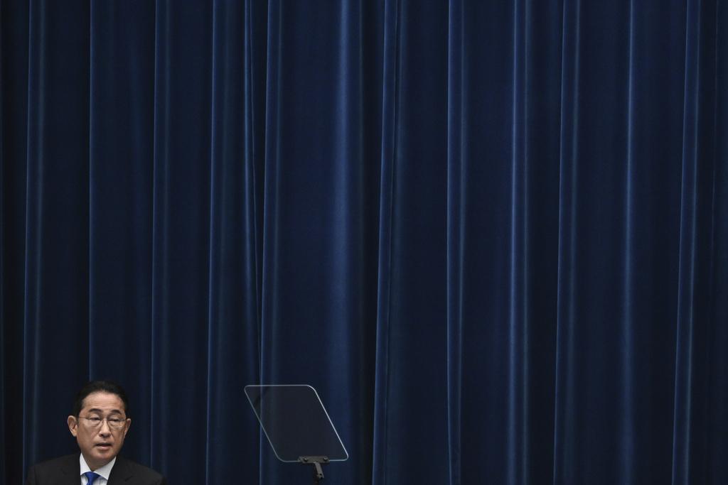 岸田文雄日前宣布不會參選。(美聯社)