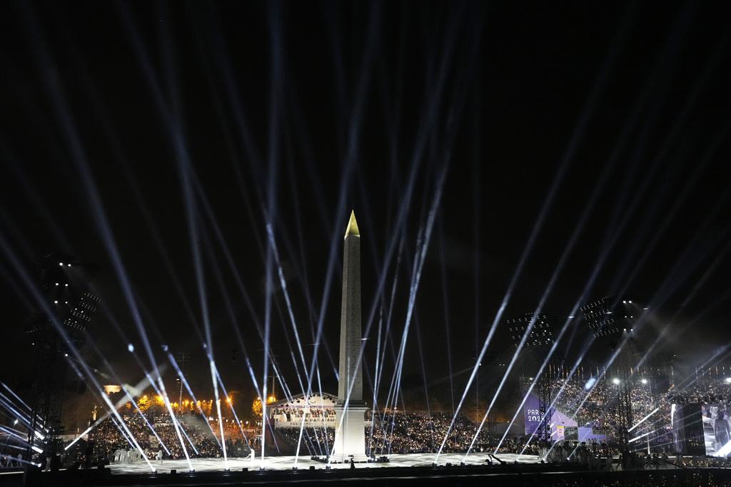 巴黎殘奧|開幕禮場面。(路透社)