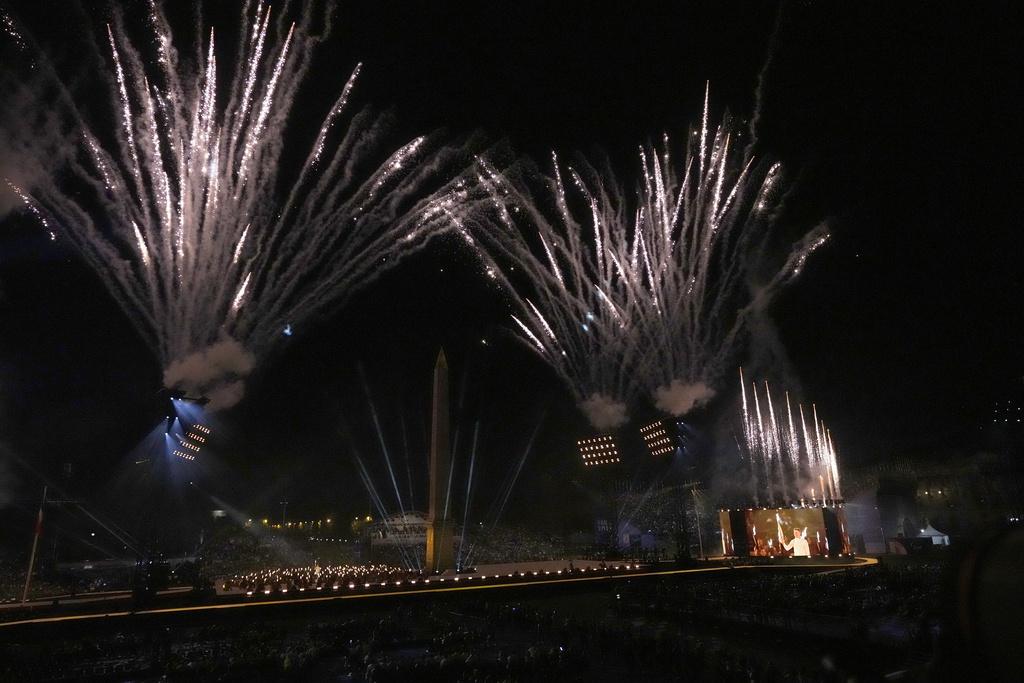 巴黎殘奧|開幕禮場面。(路透社)